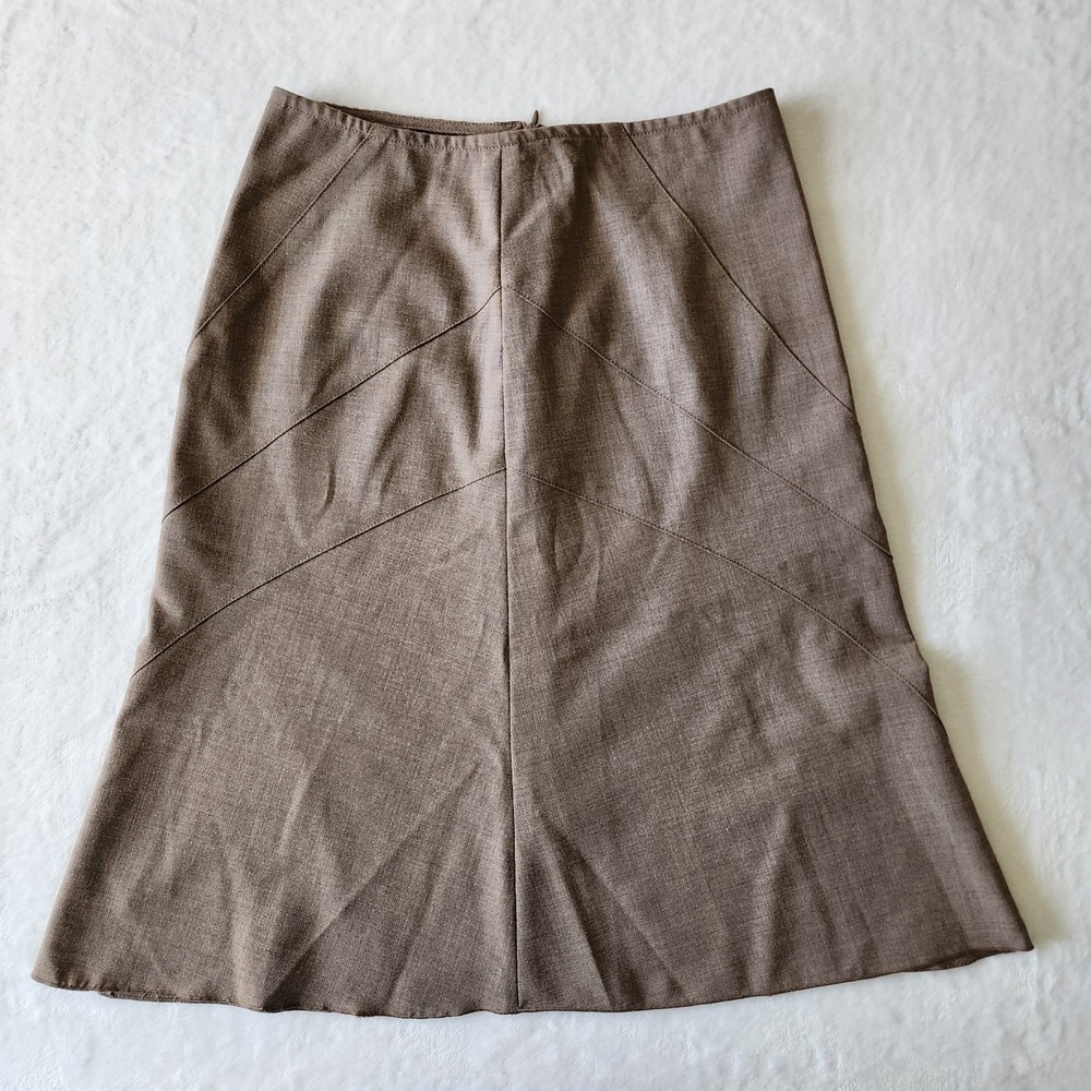 Vintage Poleci Skirt Womens 2 Preppy Office Secretary Light Academia Y2K Woven